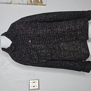 Chic Black Tweed Jacket